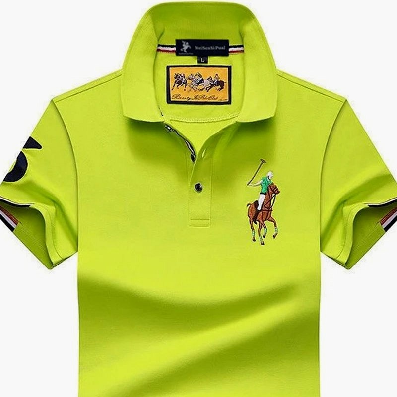 Polo Ralph Lauren fluorescent green T-shirt in casual streetwear style