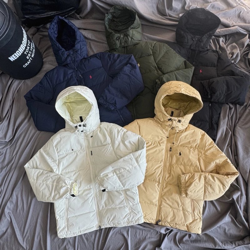 Polo Ralph Lauren Hooded Pony-Embroidered Puffer Jacket in Five Colorways