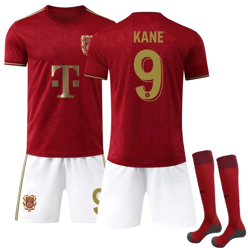Portugal Red Retro-Style Football Jersey With Number, Sock and Gear Bundles
