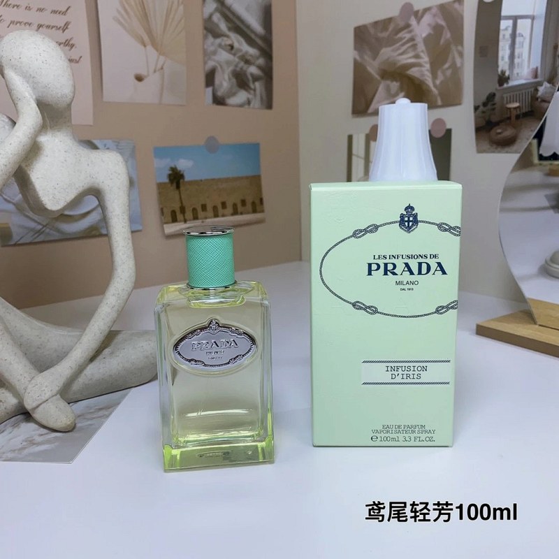 Prada Infusion d'Iris: A Soft, Powdery Green Floral in a 100 ml Bottle