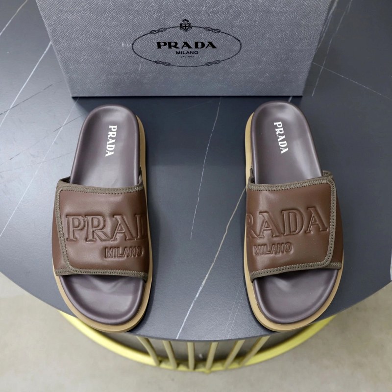 Prada Gray Slides Listed Across Sizes 35–45 in a Casual Style