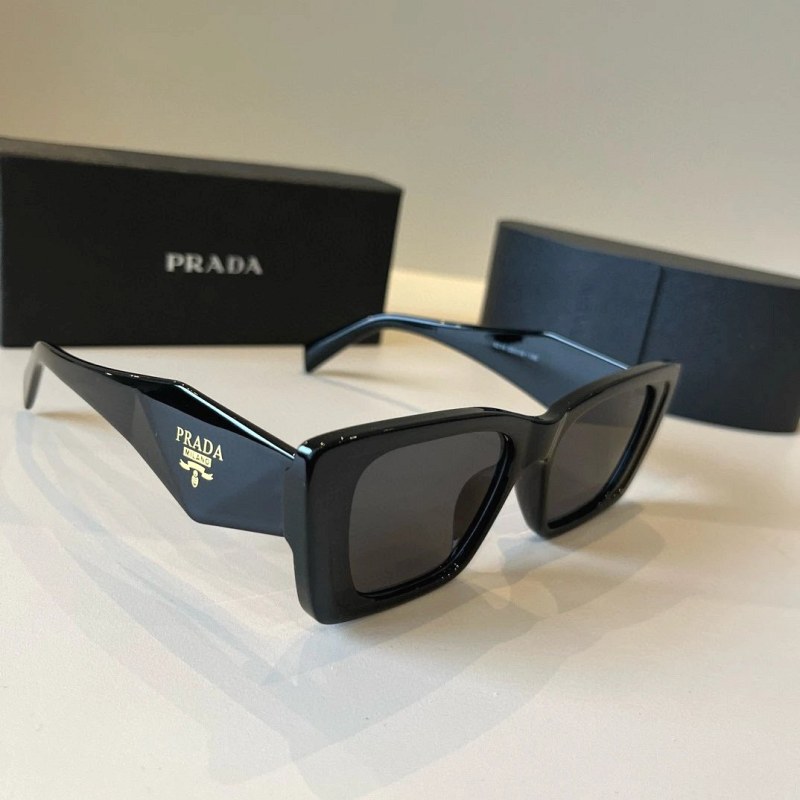 Prada White Sunglasses: Everyday Modern Frame in a Face-Flattering Shape