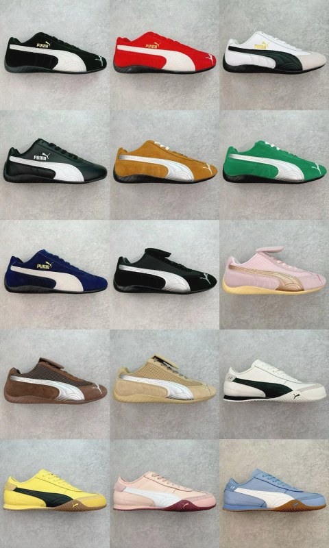 Puma suede low-top sneaker, unisex, in 16 colorways and sizes 35–45