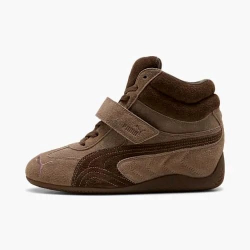Puma Speedcat Brown Wedge Sneakers: A Suede Hidden-Wedge Trainer
