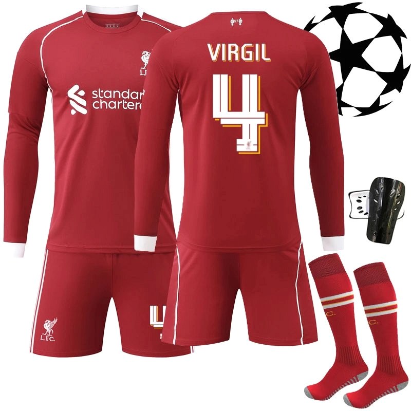 Real Madrid retro-style red football jersey sold in numbered bundles with matching socks