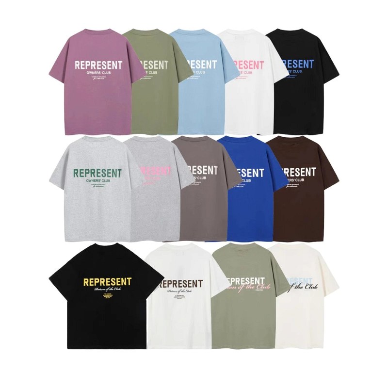 Represent Angel Graphic Tee Collection — Combed Cotton Crew Necks in Dozens of Colorways