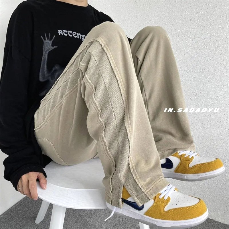 Gray Represent Sweatpants in Sport-Casual Style — Listed Alongside a Spec Block for a DUNK-Style Sneaker