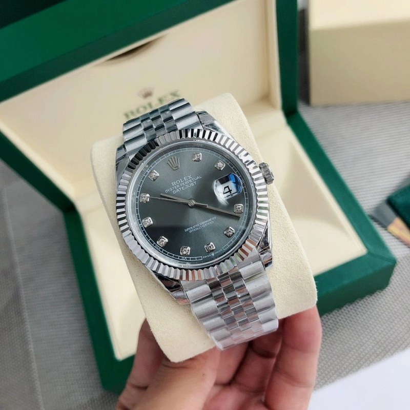 Rolex Datejust Watch with Scratch-Resistant Blue Crystal Glass