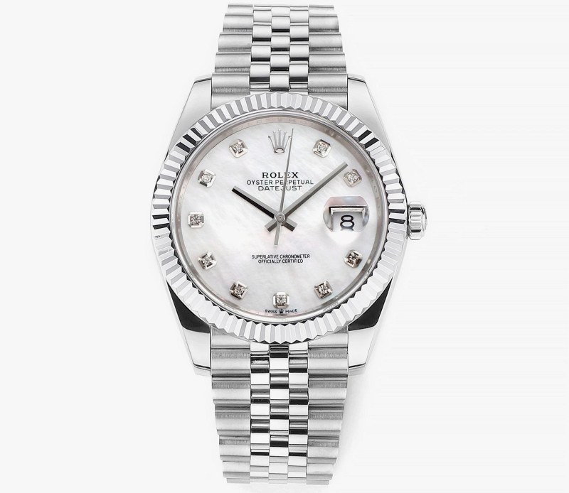Rolex Datejust 41-Style Replica with Fluted Bezel and 11.5mm Case