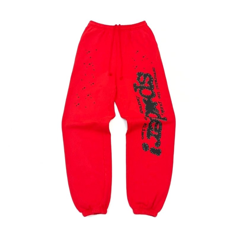 Sp5der Spider-Web Sweatpants in a 500g Brushed Cotton Fleece Build
