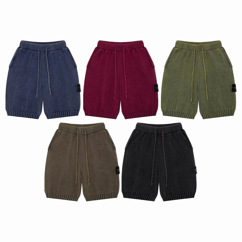 Stone Island washed multicolor cargo pants collection