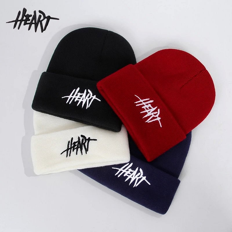 Stussy heart multicolor beanie collection