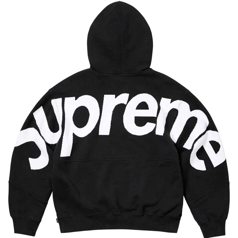 Supreme Cross Hoodie in a Relaxed Cut, Fleece-Lined, Sizes S–XL