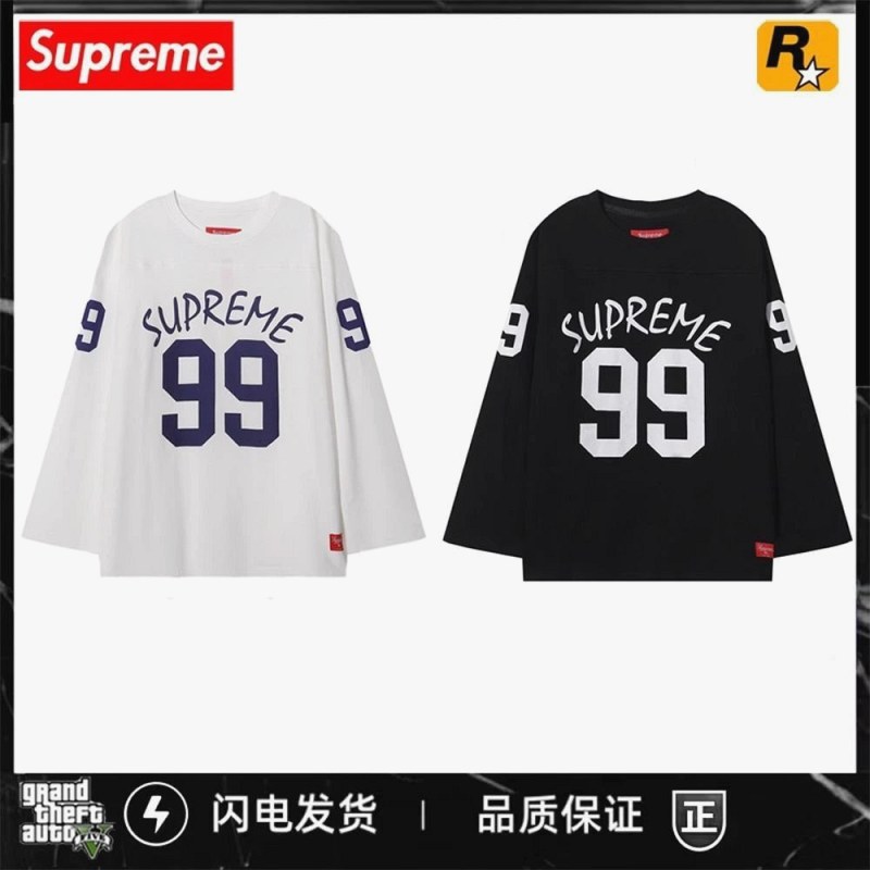Supreme Multicolor T-Shirt Collection in Cotton, Oversized Cut, Sizes S–XL