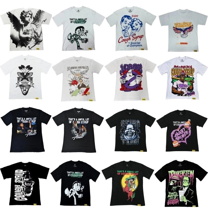 TAALOCS Heart Multicolor T-Shirt Collection: 100% Cotton Crew Neck in a Long List of Print Colorways