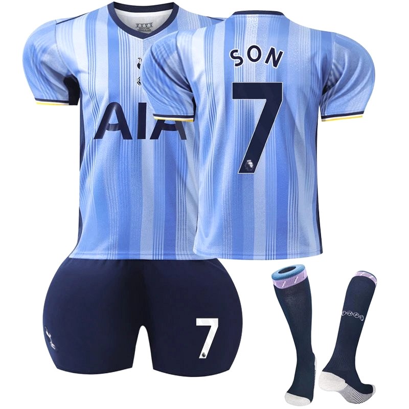 Tottenham Hotspur Retro-Style Blue Football Jersey, Polyester Blend, Unisex S–XXL