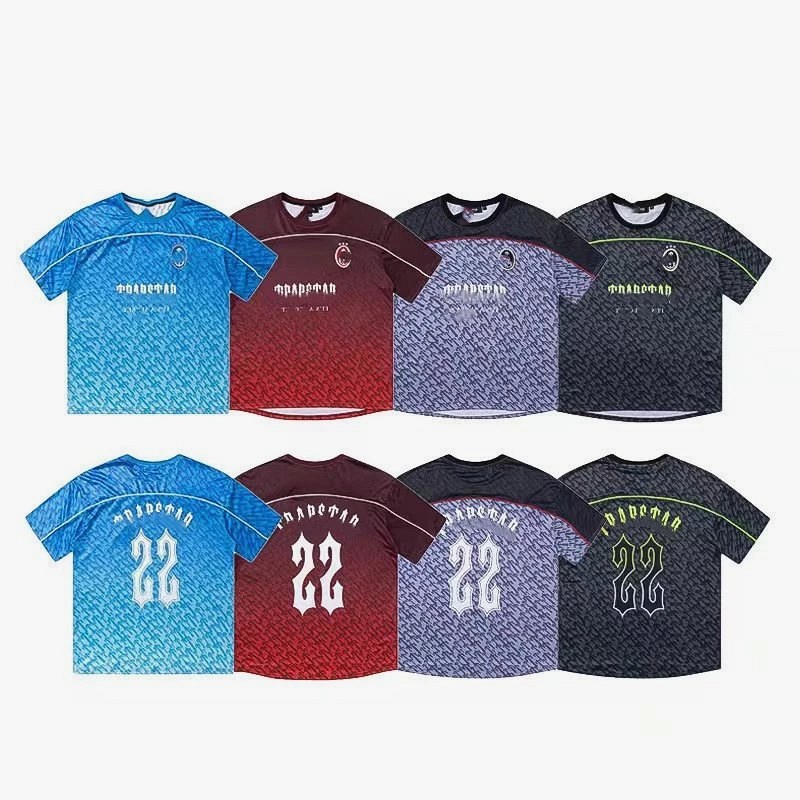 Trapstar Multicolor Jersey in 100% Polyester with Embroidered Print, S–XL