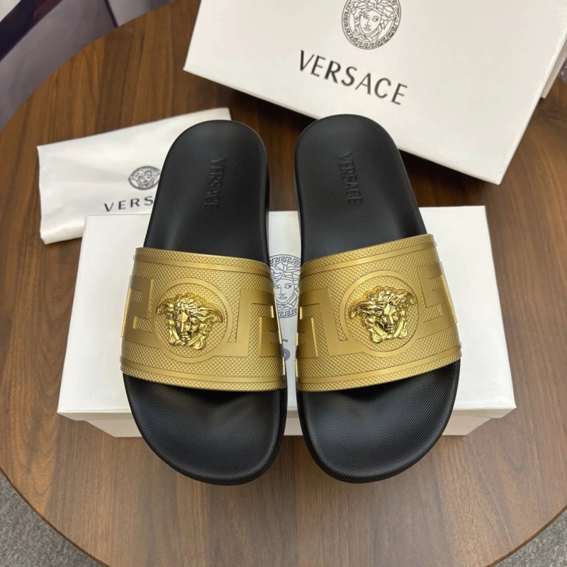 Versace White Slides: Casual TPU Slides With a Broad EU Size Run