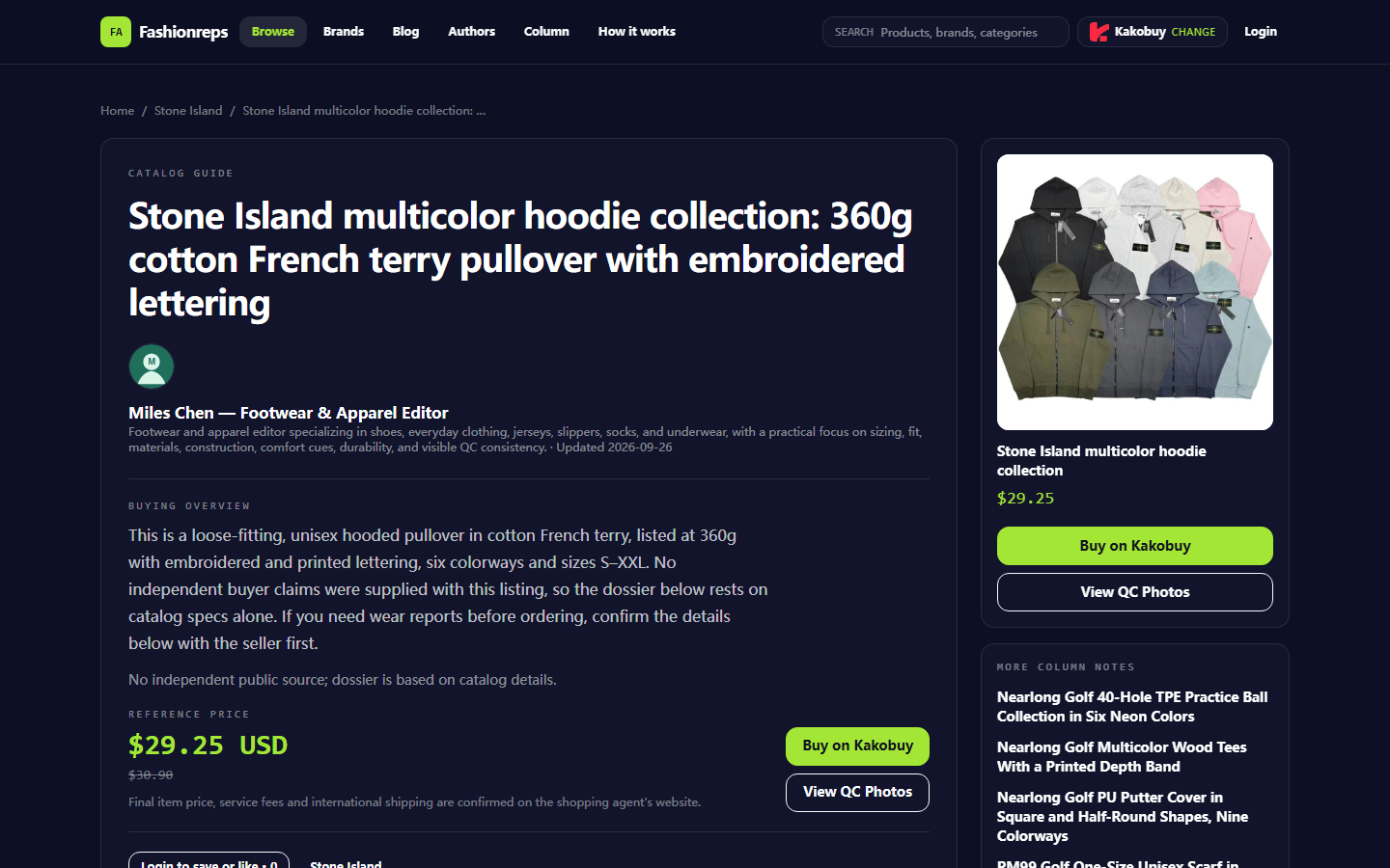 fashionreps Hoodie Evidence Review visual guide for fashionreps